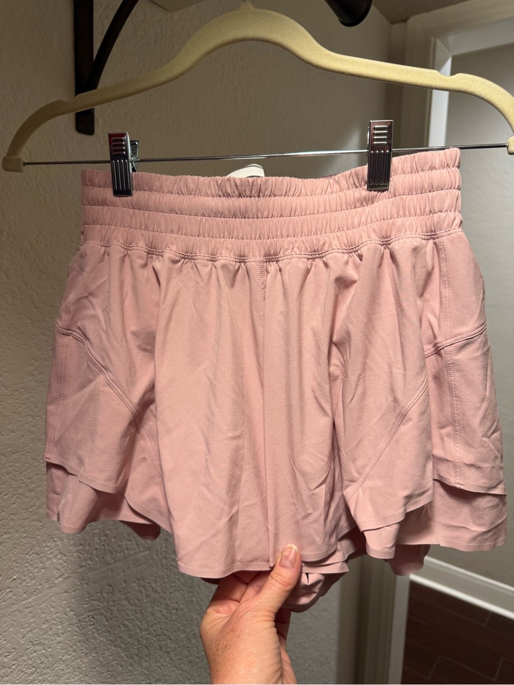 lululemon athletica Blush Pink Athletic Skort Shorts